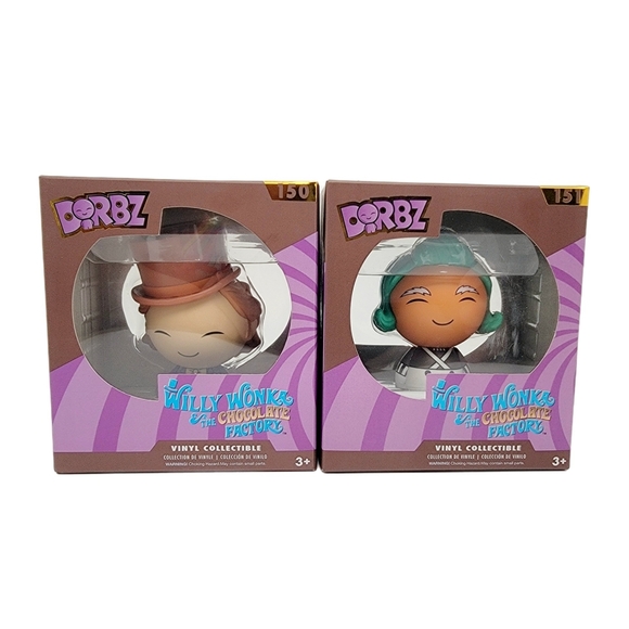 Funko Dorbz Willy Wonka & The Chocolate Factory #150 Oompa Loompa #151 Set - Picture 1 of 7